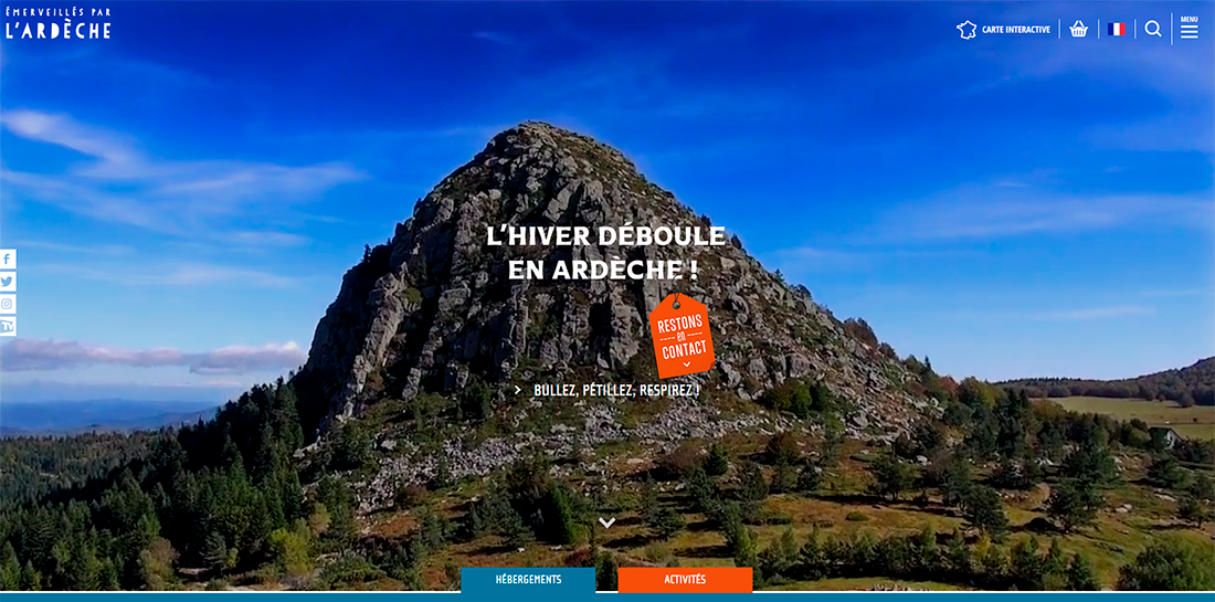 Site web d'Ardeche Guide